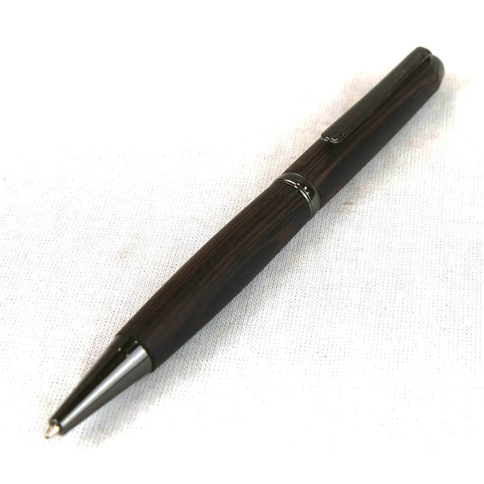 Drehkugelschreiber Bausatz "Modena" Schwarz Metallic
