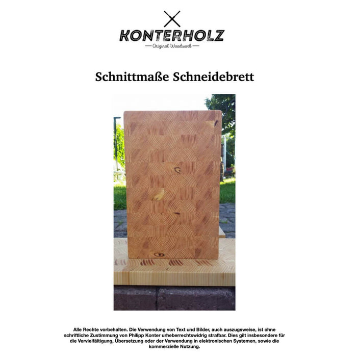 Schneidebrett Bauplan