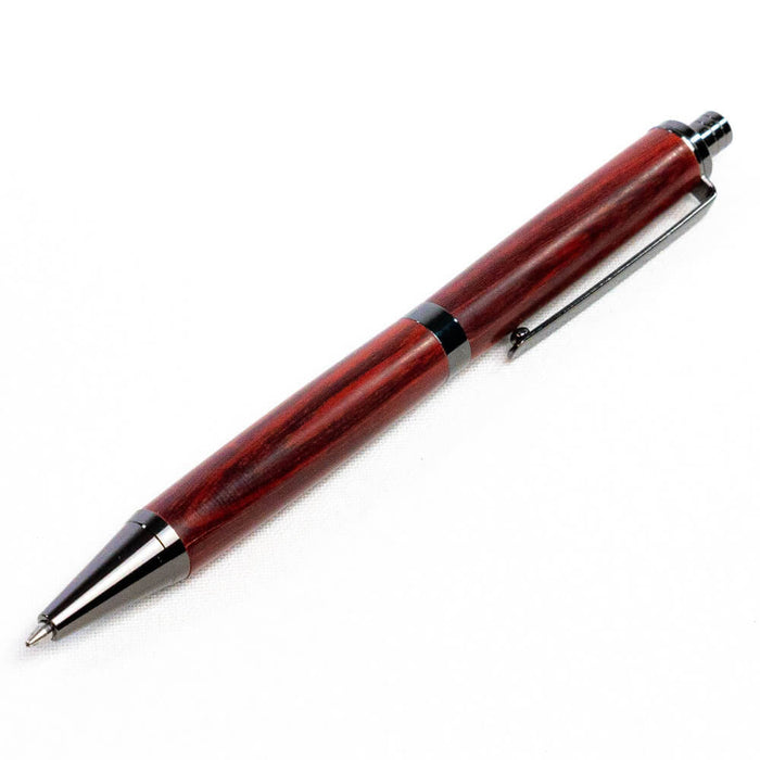 Druckkugelschreiber Bausatz "Siena", Schwarz Metallic