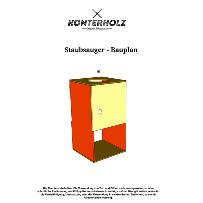 Bauplan Staubsauger