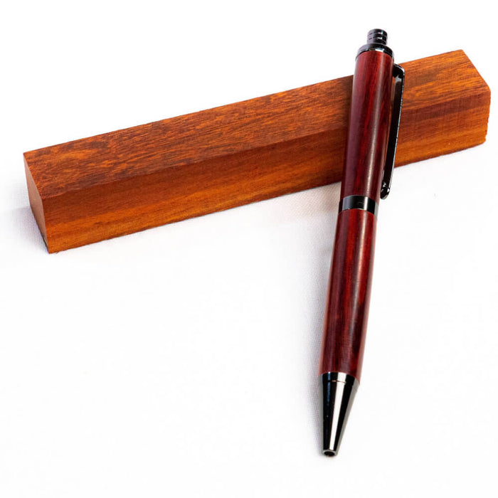 Pen-Blank 4er Set | Amaranth, Bocote, Afrik. Schwarzholz & Rotes Sandelholz