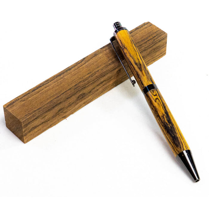 Pen-Blank 4er Set | Amaranth, Bocote, Afrik. Schwarzholz & Rotes Sandelholz