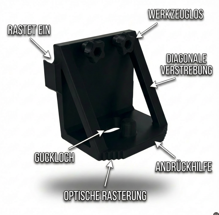 Zusatzanschlag Flachdübelfräse