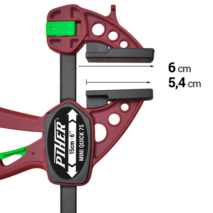 Piher Einhandzwinge MINI QUICK 15 cm