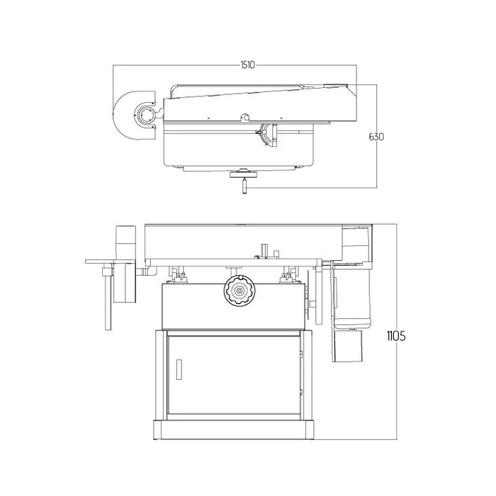 Holzprofi Maker Oszillierender Kantenschleifer ES6108