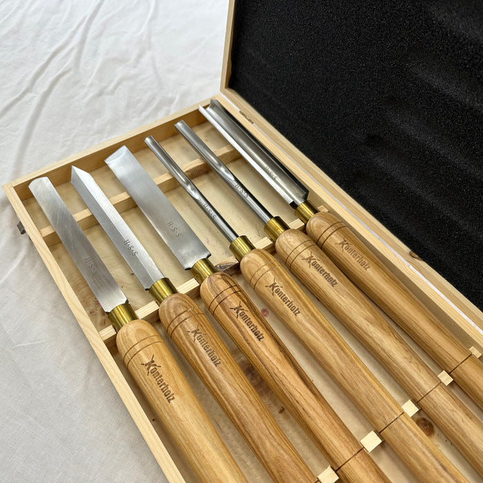 Konterholz Drechseleisen Set 6-teilig