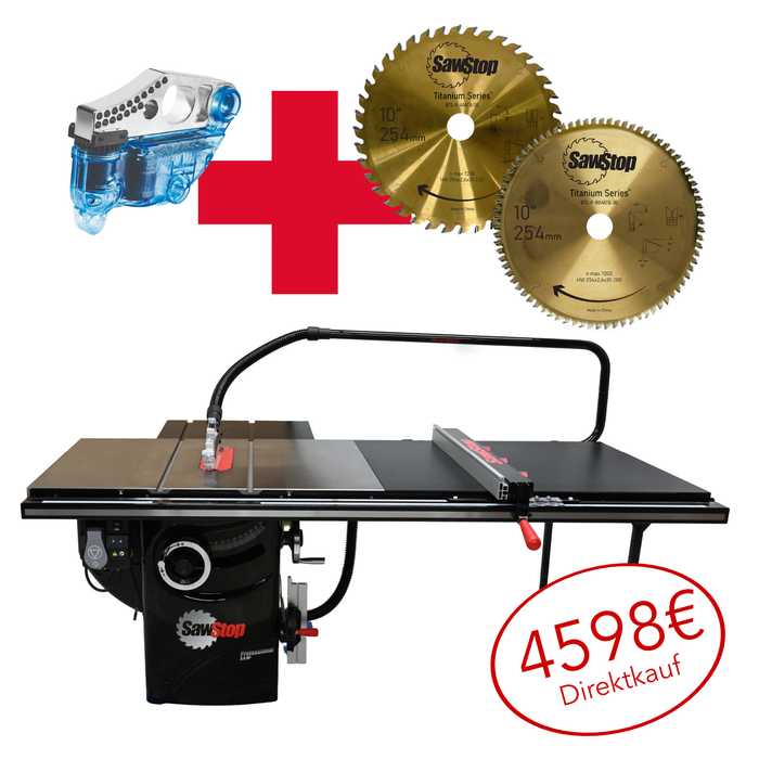 SAWSTOP Professional Cabinet Saw 1300 mm Schnittbreite AKTION BIS 17.05.26