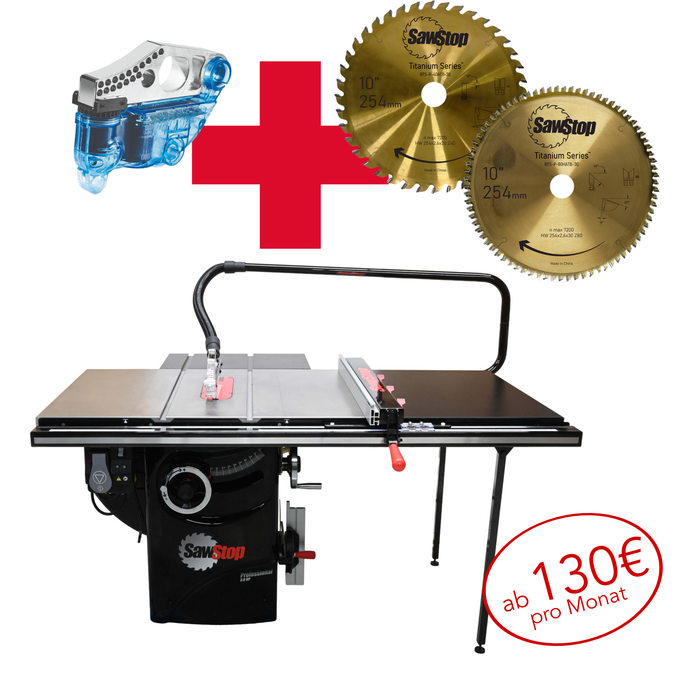 SAWSTOP Professional Cabinet Saw 900 mm Schnittbreite AKTION BIS 17.05.26